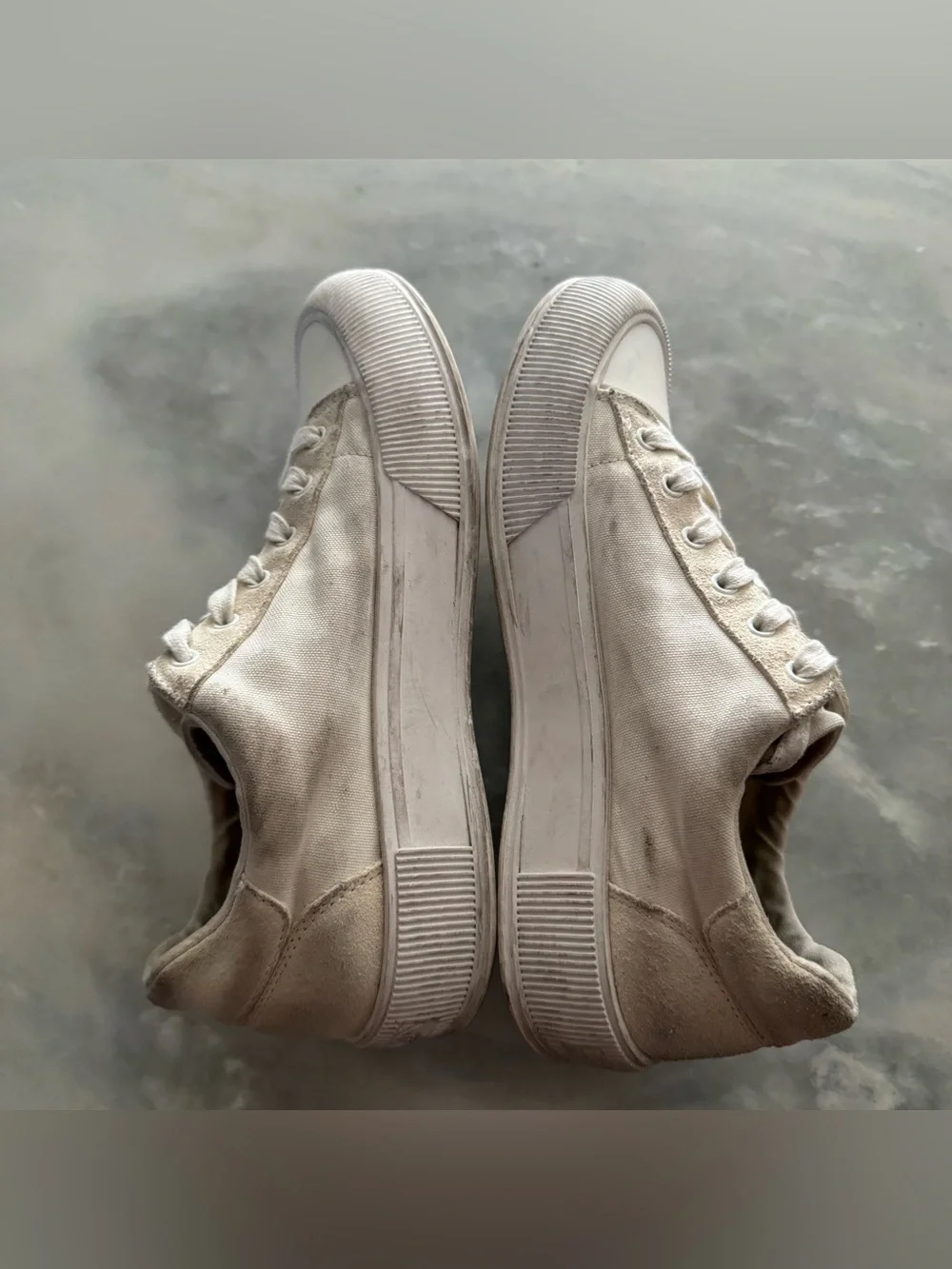 LRL Ralph Lauren Daisie Canvas & Suede Sneaker